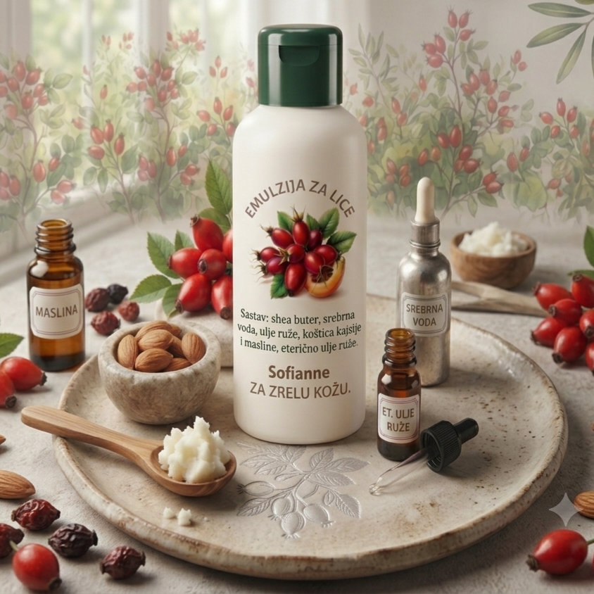 Hidratantna emulzija za čišćenje zrele kože lica 100 ml
