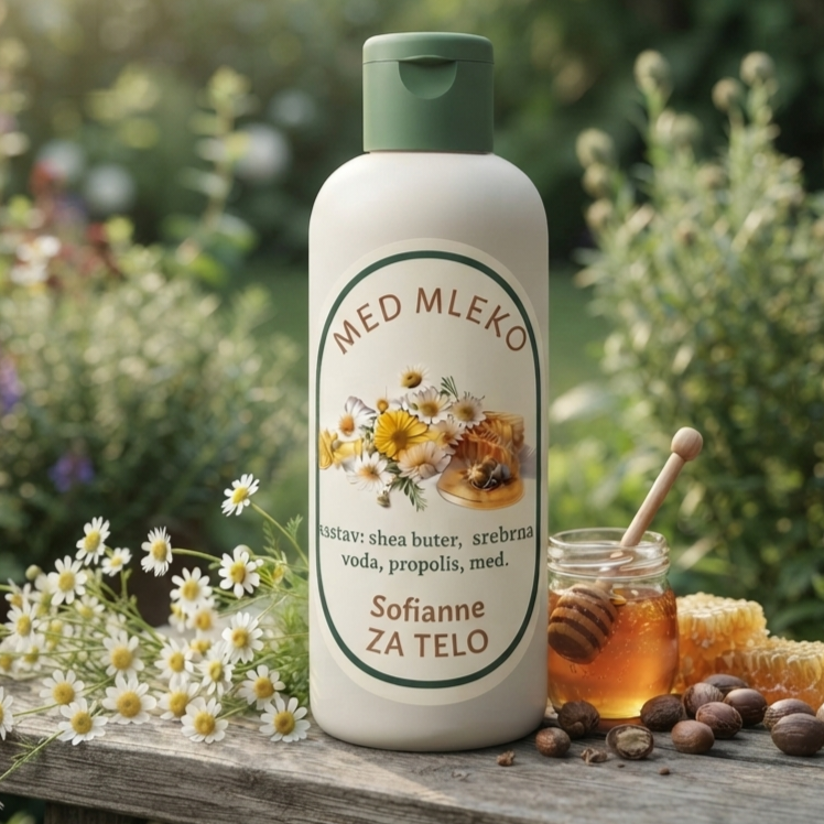 Propolis mleko za negu kože tela 200 ml